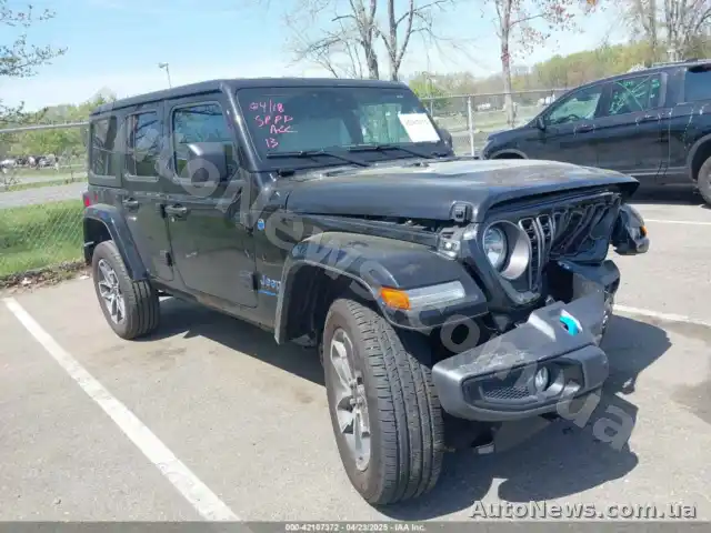 2023 Jeep Wrangler 4XE, VIN 1C4RJXN68RW145341, plate АТ6242ІМ — photo 1 (iaai)
