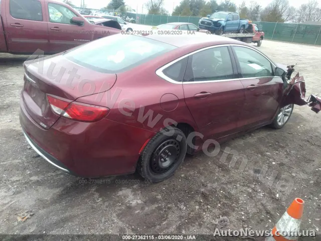 2014 Chrysler 200, VIN 1C3CCCABXFN639945, госномер КА2826ОР — фото 4 (iaai)