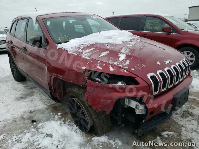 2014 Jeep Cherokee, VIN 1C4PJMAB5FW541098, держномер АІ2388ОХ — фото 1 (copart)