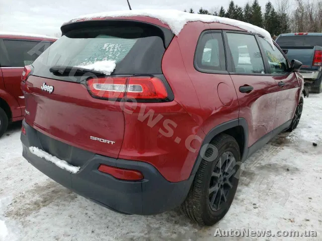 2014 Jeep Cherokee, VIN 1C4PJMAB5FW541098, держномер АІ2388ОХ — фото 4 (copart)