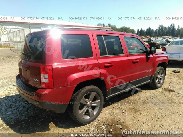 2014 Jeep Patriot, VIN 1C4NJRFB9FD154126, госномер ВІ8997НТ — фото 4 (iaai)