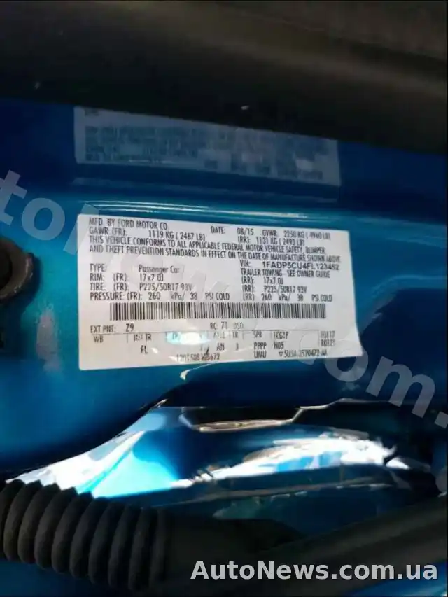 2015 Ford Cmax, VIN 1FADP5CU4FL123452, nr rej. КА3606НІ — zdjęcie 10 (copart)