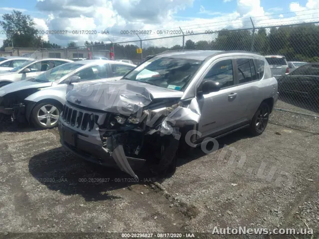 2015 Jeep Compass, VIN 1C4NJDBB4FD332632, госномер АІ9093МО — фото 2 (iaai)