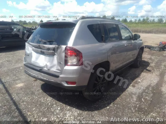 2015 Jeep Compass, VIN 1C4NJDBB4FD332632, госномер АІ9093МО — фото 4 (iaai)