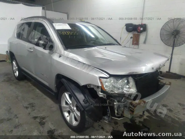 2012 Jeep Compass, VIN 1C4NJDBB6CD591912, nr rej. ВК4090ІС — zdjęcie 1 (iaai)