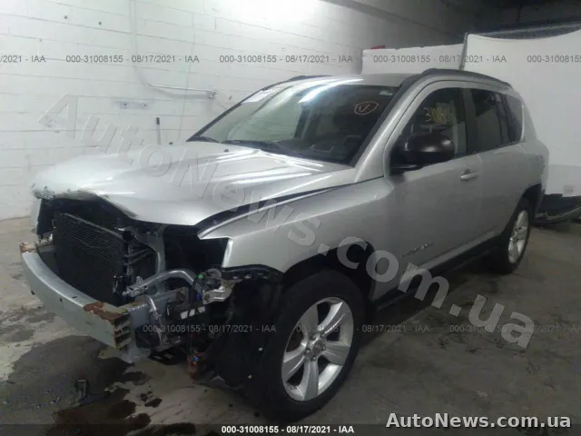2012 Jeep Compass, VIN 1C4NJDBB6CD591912, nr rej. ВК4090ІС — zdjęcie 2 (iaai)