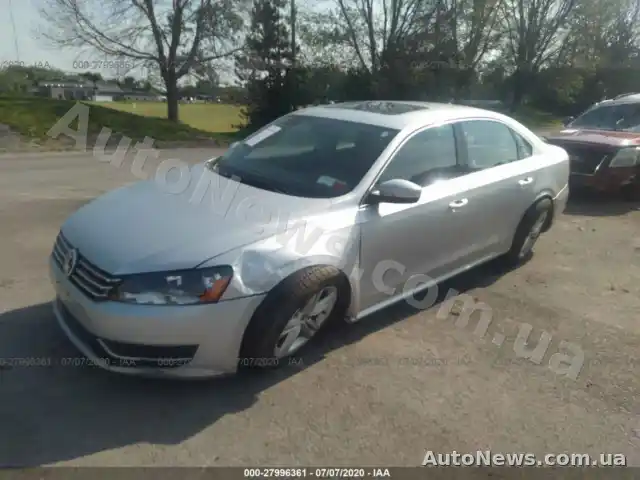 2014 Volkswagen Passat, VIN 1VWBT7A36EC091764, nr rej. НН7774ЕВ — zdjęcie 2 (iaai)