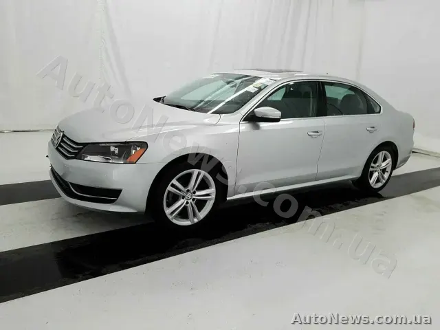 2014 Volkswagen Passat, VIN 1VWBT7A36EC091764, держномер НН7774ЕВ — фото 1 (manheim)
