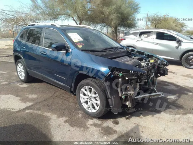 2017 Jeep Cherokee, VIN 1C4PJLCB6JD536827, госномер АТ4149НХ — фото 1 (iaai)