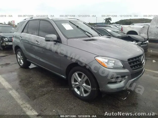 2014 Mercedes-Benz ML, VIN 4JGDA5JB2EA373775, держномер СЕ7620ЕТ — фото 1 (iaai)