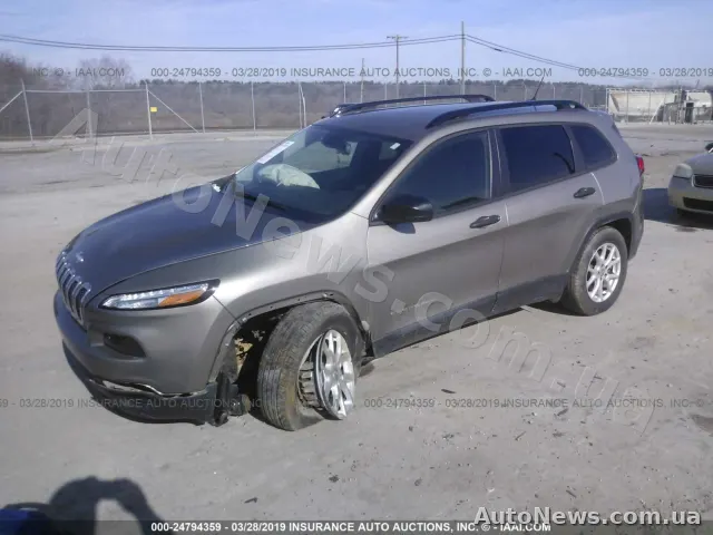 2017 Jeep Cherokee, VIN 1C4PJMAB5HW622167, держномер АА6863ІІ — фото 2 (iaai)