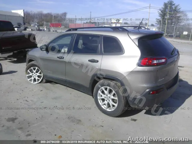 2017 Jeep Cherokee, VIN 1C4PJMAB5HW622167, держномер АА6863ІІ — фото 3 (iaai)