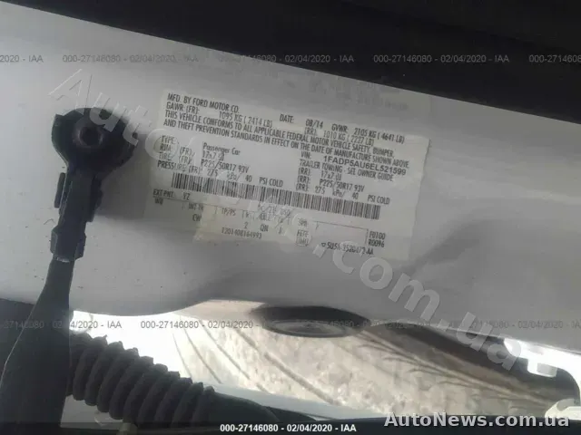 2014 Ford C-MAX, VIN 1FADP5AU6EL521599, госномер ВО1839НВ — фото 19 (iaai)
