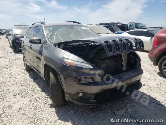 2017 Jeep Cherokee, VIN 1C4PJLCB0JD604961, nr rej. КА7465ІІ — zdjęcie 1 (copart)