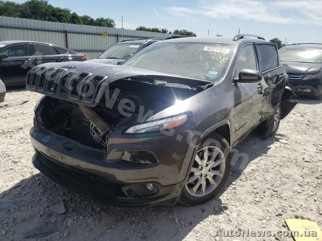 2017 Jeep Cherokee, VIN 1C4PJLCB0JD604961, nr rej. КА7465ІІ — zdjęcie 2 (copart)