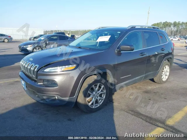 2015 Jeep Cherokee, VIN 1C4PJLCB1FW656823, plate АМ6705НТ — photo 2 (iaai)