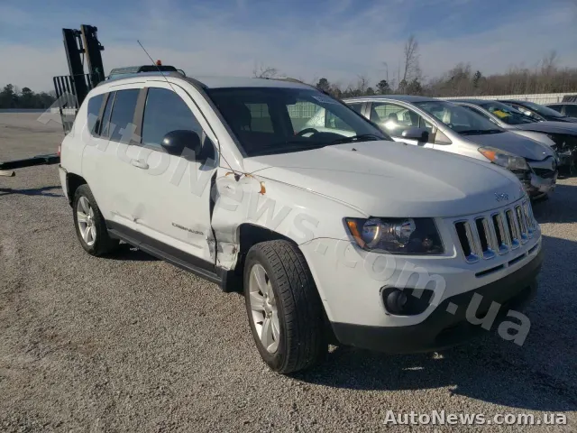 2014 Jeep Compass, VIN 1C4NJDBB7FD214722, госномер СА6403ІН — фото 1 (copart)