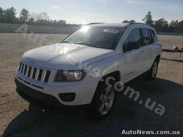2014 Jeep Compass, VIN 1C4NJDBB7FD214722, госномер СА6403ІН — фото 2 (copart)