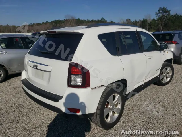 2014 Jeep Compass, VIN 1C4NJDBB7FD214722, госномер СА6403ІН — фото 4 (copart)