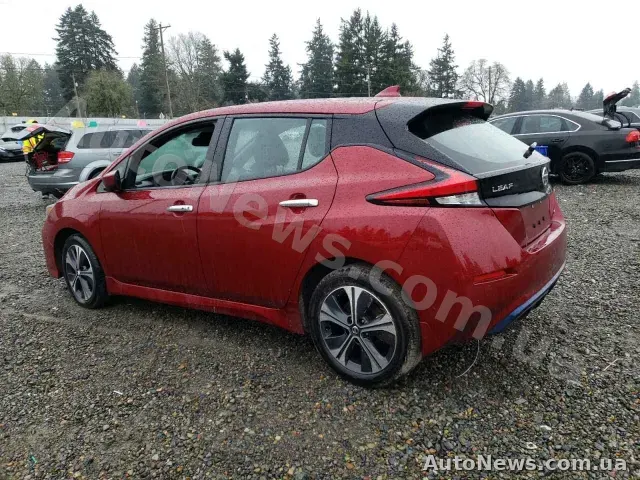 2022 Nissan Leaf, VIN 1N4BZ1CV6NC561391 — zdjęcie 2 (copart)