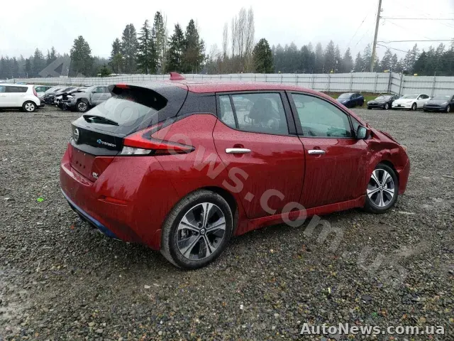 2022 Nissan Leaf, VIN 1N4BZ1CV6NC561391 — zdjęcie 3 (copart)