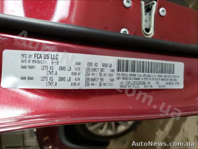 2019 Jeep Cherokee — photo 10 (copart)