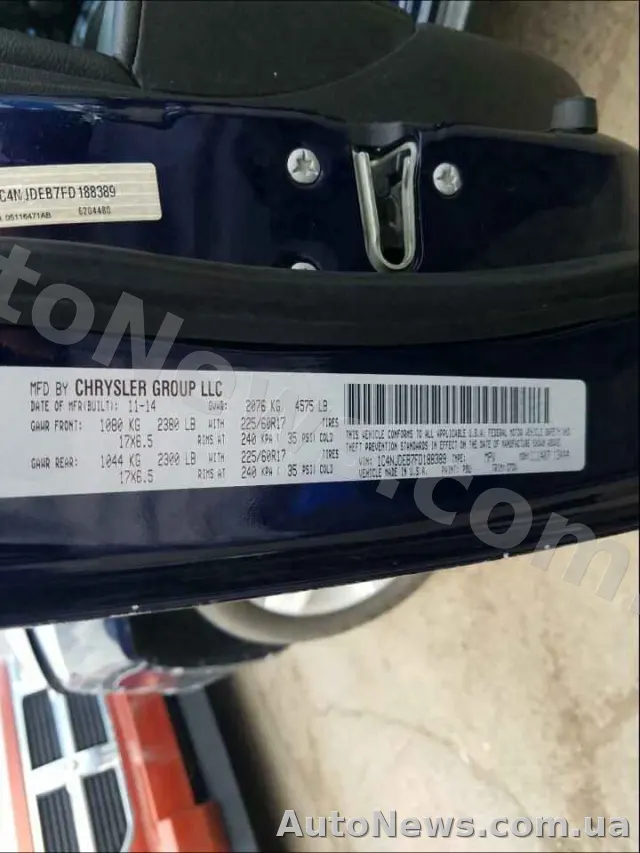 2014 Jeep Compass, VIN 1C4NJDEB7FD188389, nr rej. АХ1012МХ — zdjęcie 10 (copart)
