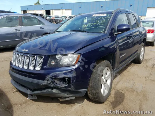2014 Jeep Compass, VIN 1C4NJDEB7FD188389, nr rej. АХ1012МХ — zdjęcie 2 (copart)