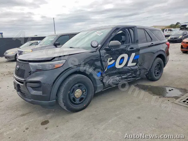 2021 Ford Explorer, VIN 1FM5K8AW0MNA13823 — фото 1 (copart)