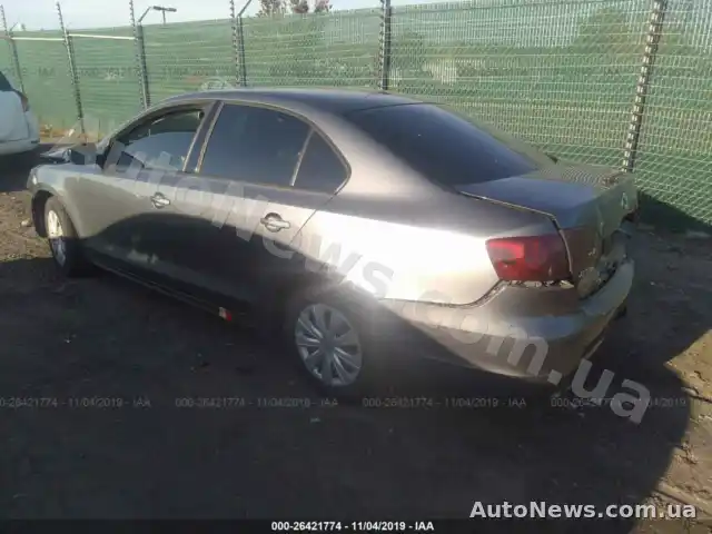 2012 Volkswagen Jetta, VIN 3VW2K7AJXDM378782, держномер КА3039МІ — фото 3 (iaai)