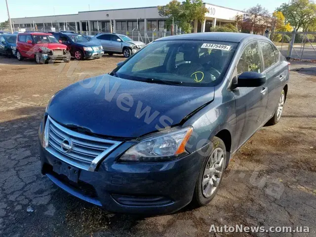 2013 Nissan Sentra, VIN 3N1AB7APXDL741254, nr rej. КА4603ОТ — zdjęcie 2 (copart)