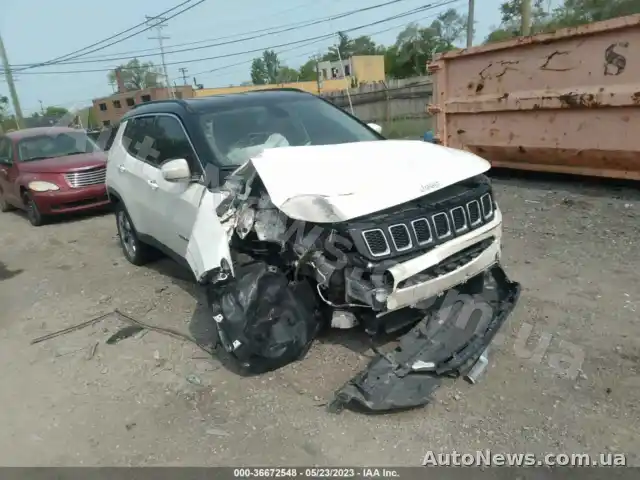 2020 Jeep Compass, VIN 3C4NJDCB7LT221688, plate АХ1269МК — photo 1 (iaai)