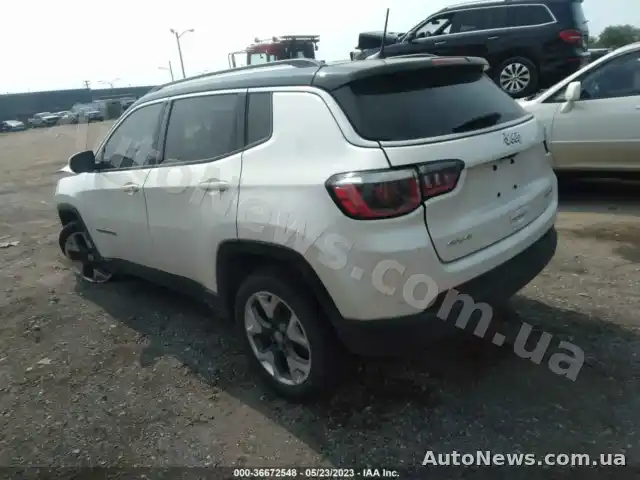2020 Jeep Compass, VIN 3C4NJDCB7LT221688, plate АХ1269МК — photo 3 (iaai)