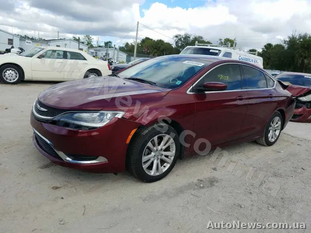 2015 Chrysler 200, VIN 1C3CCCAB7FN685541, госномер ВК8084ІА — фото 2 (copart)
