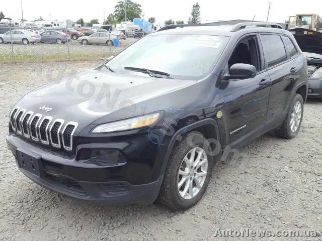 2016 Jeep Cherokee, VIN 1C4PJLAB9HW548679, госномер КА4743ЕК — фото 2 (copart)