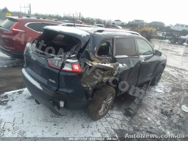 2019 Jeep Cherokee, VIN 1C4PJLCB8LD542552, nr rej. КІ0242АВ — zdjęcie 4 (iaai)