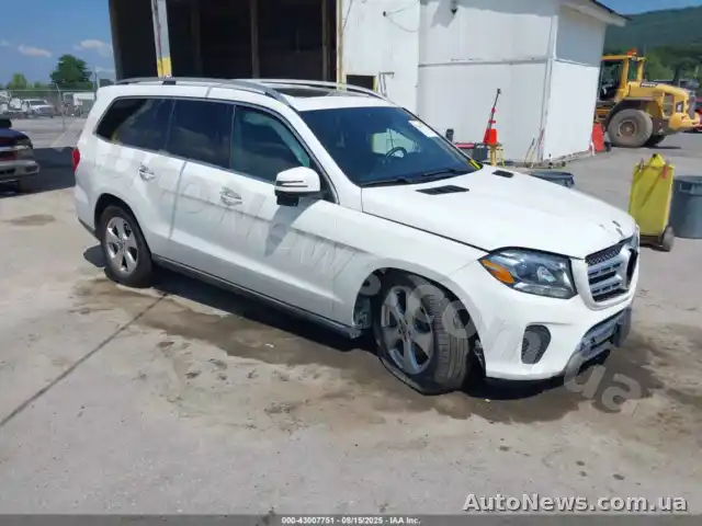 2017 Mercedes-Benz GLS 450, VIN 4JGDF6EEXHA927399 — photo 1 (iaai)