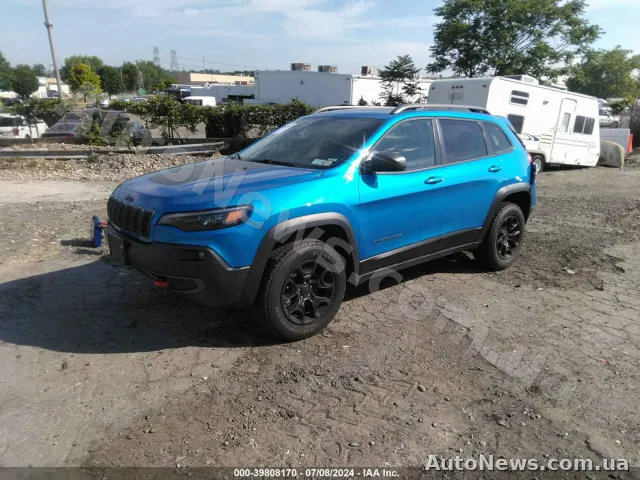 2019 Jeep Cherokee, VIN 1C4PJMBX2LD576554, nr rej. СА4380КР — zdjęcie 2 (iaai)