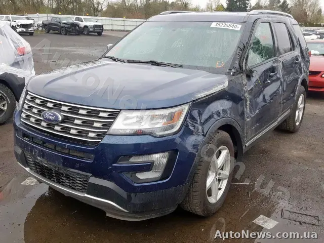 2015 Ford Explorer, VIN 1FM5K8D89GGB73530, plate КА5860ЕС — photo 2 (copart)