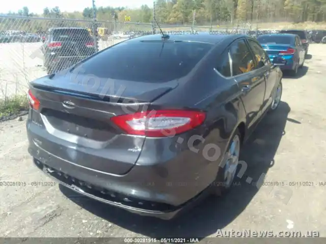2016 Ford Fusion, VIN 3FA6P0H73GR178153, plate КА5799ІР — photo 4 (iaai)