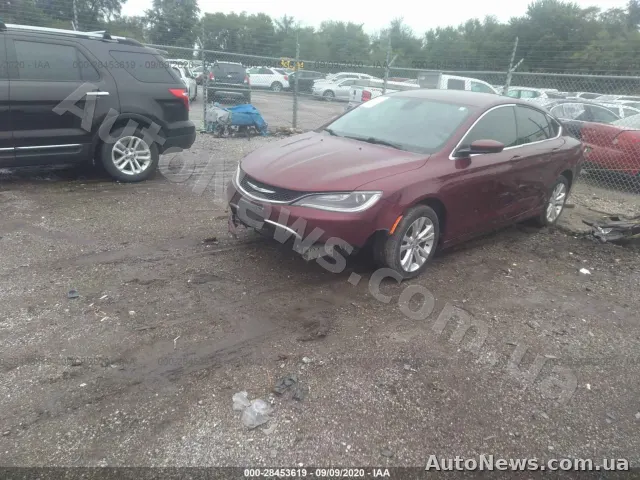 2015 Chrysler 200, VIN 1C3CCCAB5FN718861, госномер КЕ5324АВ — фото 2 (iaai)