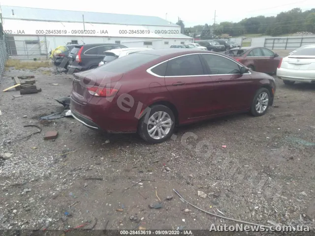 2015 Chrysler 200, VIN 1C3CCCAB5FN718861, госномер КЕ5324АВ — фото 4 (iaai)