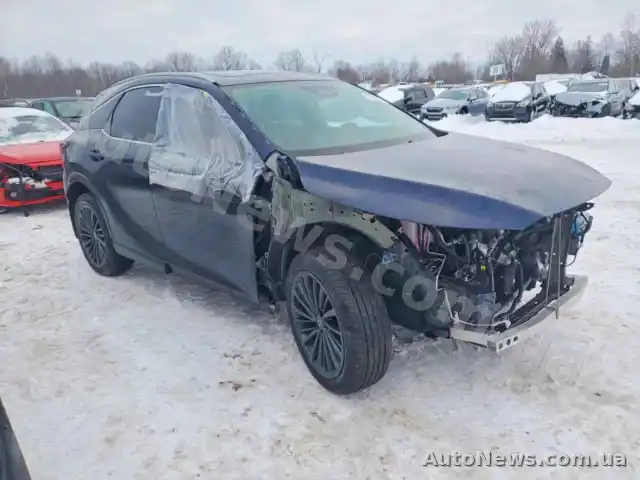 2025 Lexus RX 350H BA, VIN 2T2BBMCA6SC102597 — zdjęcie 4 (copart)