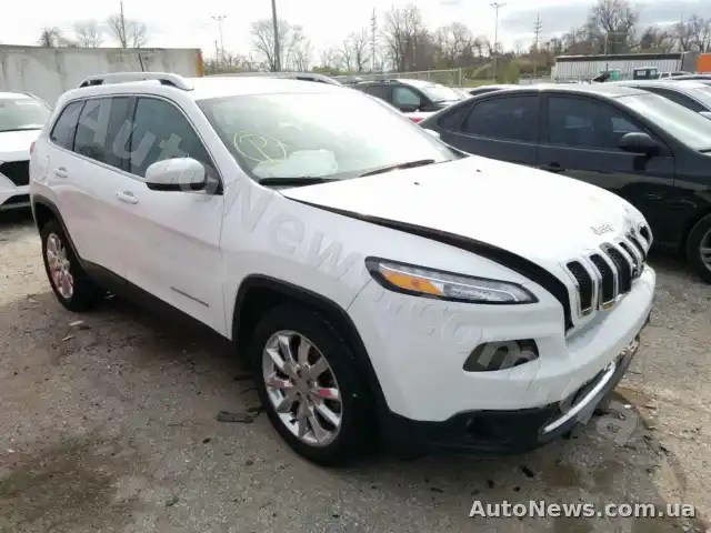 2016 Jeep Cherokee, VIN 1C4PJLDB9GW256900, plate АЕ7978МН — photo 1 (copart)