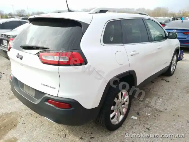 2016 Jeep Cherokee, VIN 1C4PJLDB9GW256900, plate АЕ7978МН — photo 4 (copart)