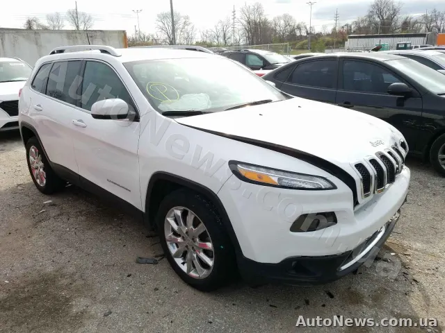 2016 Jeep Cherokee, VIN 1C4PJLDB9GW256900, госномер АЕ7978МН — фото 1 (copart)