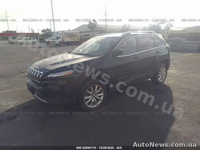 2014 Jeep Cherokee, VIN 1C4PJLDS3EW318997, nr rej. КА9009СЕ — zdjęcie 2 (iaai)