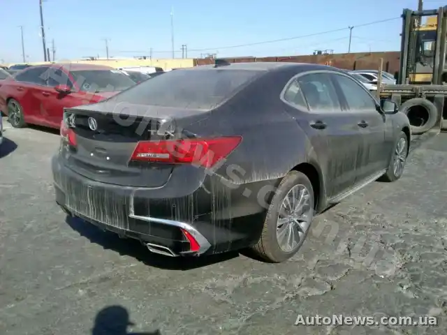 2017 Acura TLX, VIN 19UUB2F7XJA002959, госномер АВ0220ВМ — фото 4 (copart)