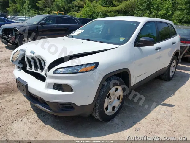 2016 Jeep Cherokee, VIN 1C4PJMAB4GW266955 — фото 2 (iaai)
