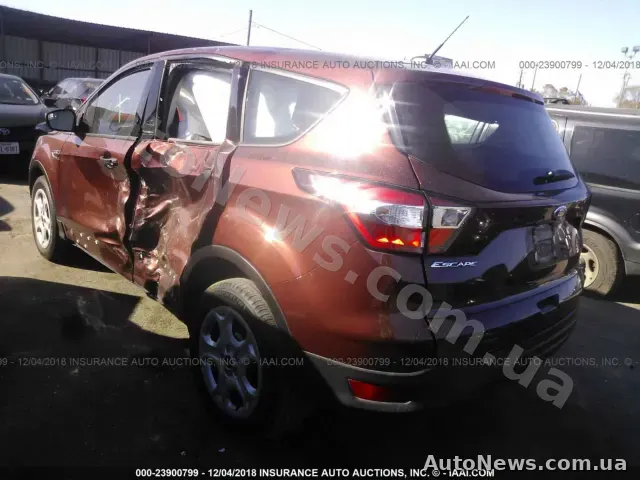 2018 Ford Escape, VIN 1FMCU0F71JUB54356, госномер АВ4392МВ — фото 3 (iaai)